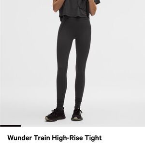 lululemon athletica Wunder Train High-Rise Leggings - Black